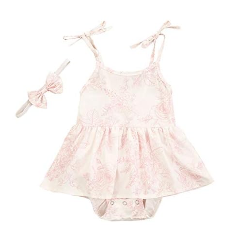 Babykleidung Mädchen Sommer,Covermason Babykleidung Baby Mädchen Kleid Ärmelloses O-Neck-Kleid Blumenschleife Prinzessin Sommerkleider Festes Kleid (Rosa, 3-6M) 5 BemeyourBBs Kleines Baby Mädchen Schwester passendes Sommerkleid Pink Strapskleid mit Stirnband Tutu Rock Kleider Kleidung Set Gr. 86, Junge Schwester