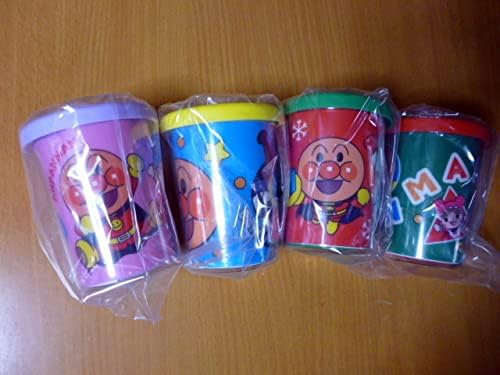 Amazon 非売品 ぬりえコップ アサヒ アンパンマン 全4種セット ドキンちゃん バイキンマン しょくぱんまん カレーパンマン ぬりえ おもちゃ