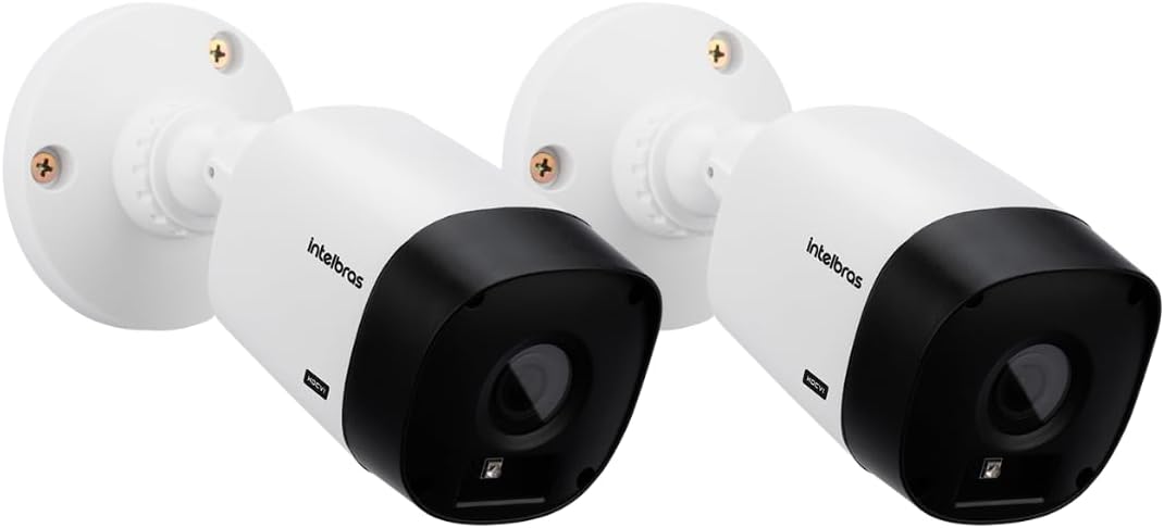 Kit 2 Câmeras P/DVR Intelbras Visão Noturna