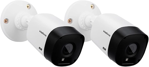 Kit 2 Câmera P/Dvr Intelbras Visão Noturna Alta Resolução