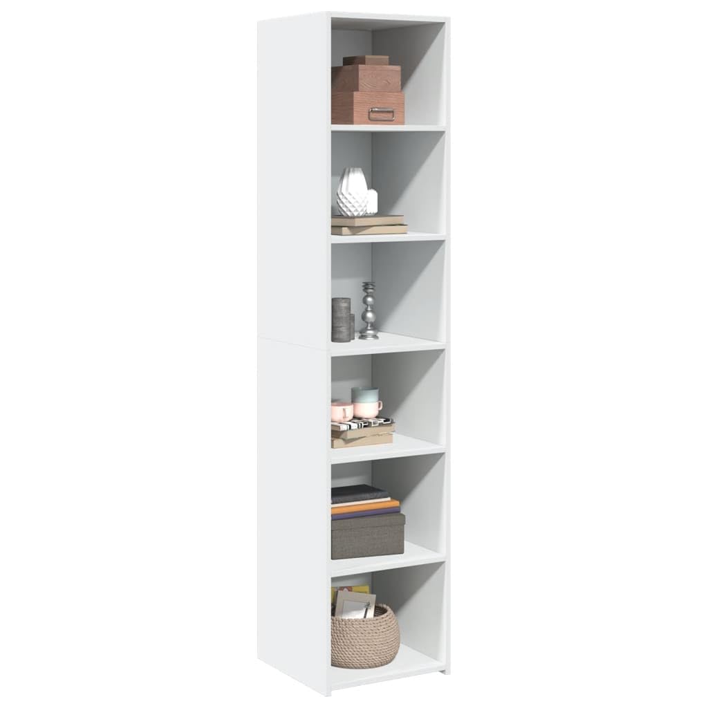 Armadio alto bianco, 40 x 41 x 185 cm, in legno