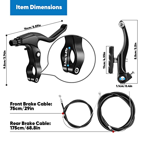 Hmseng V-Type Bike Brake Set