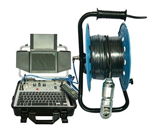 MABELSTAR 30m Cable Underwater Well Camera deep Well Camera with 360 Degree Rotate pan tilt Camera