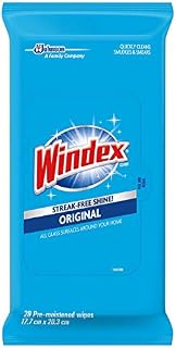 Windex Glass and Multi-Surface Cleaning Wipes, 28 Count - Pack of 3