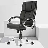 Office Chair High Back Desk Computer Ergonomic Task Executive Chair with PU Leather for Home Furniture