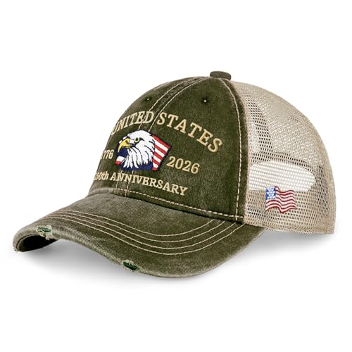 Gorra trucker patriótica ajustable 250º EE.UU. miniatura 1