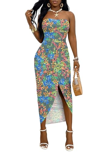 Image of Umenlele Women's Tube Strapless Dress