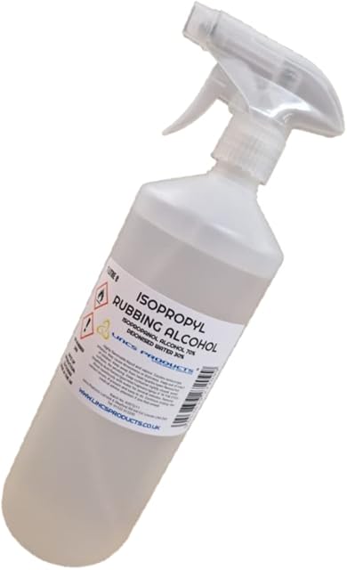RUBBING Alcohol - IPA 70% - Isopropanol Alcohol 70% 1L Spray Bottle