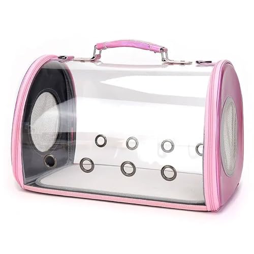 Bolsa De Transporte Para Pets Cachorros E Gatos Com Ventilação Transparente E Visão Panorâmica Bolsa