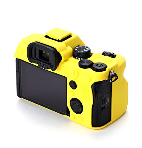 Funda para cámara Sony Alpha 7 IV de silicona amarilla miniatura 4