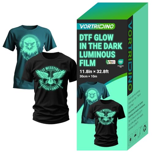 VORTRIDINO Glow in The Dark DTF Film Roll