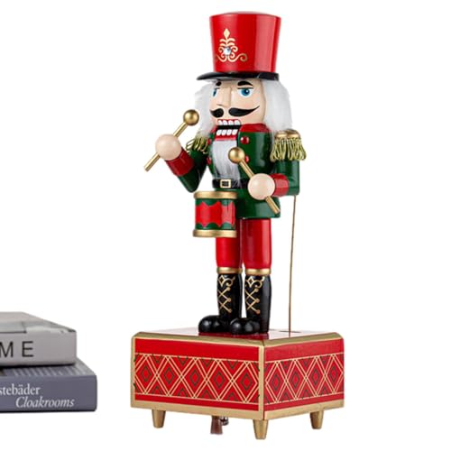 Weihnachts Musikbox | Holz Nussknacker Tisch Spieluhr -...