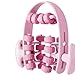 Kokiya Leg Massager Roller, Deep Tissue Massage Unique Muscle Roller Calf Massage Tool for Bodybuilding Thigh Calf Indoor Woman Gift, Pink Red