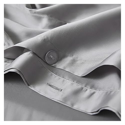 Housse de couette douce 220x220 parure linge de lit 4pcs drap plat taies d'oreiller - 5