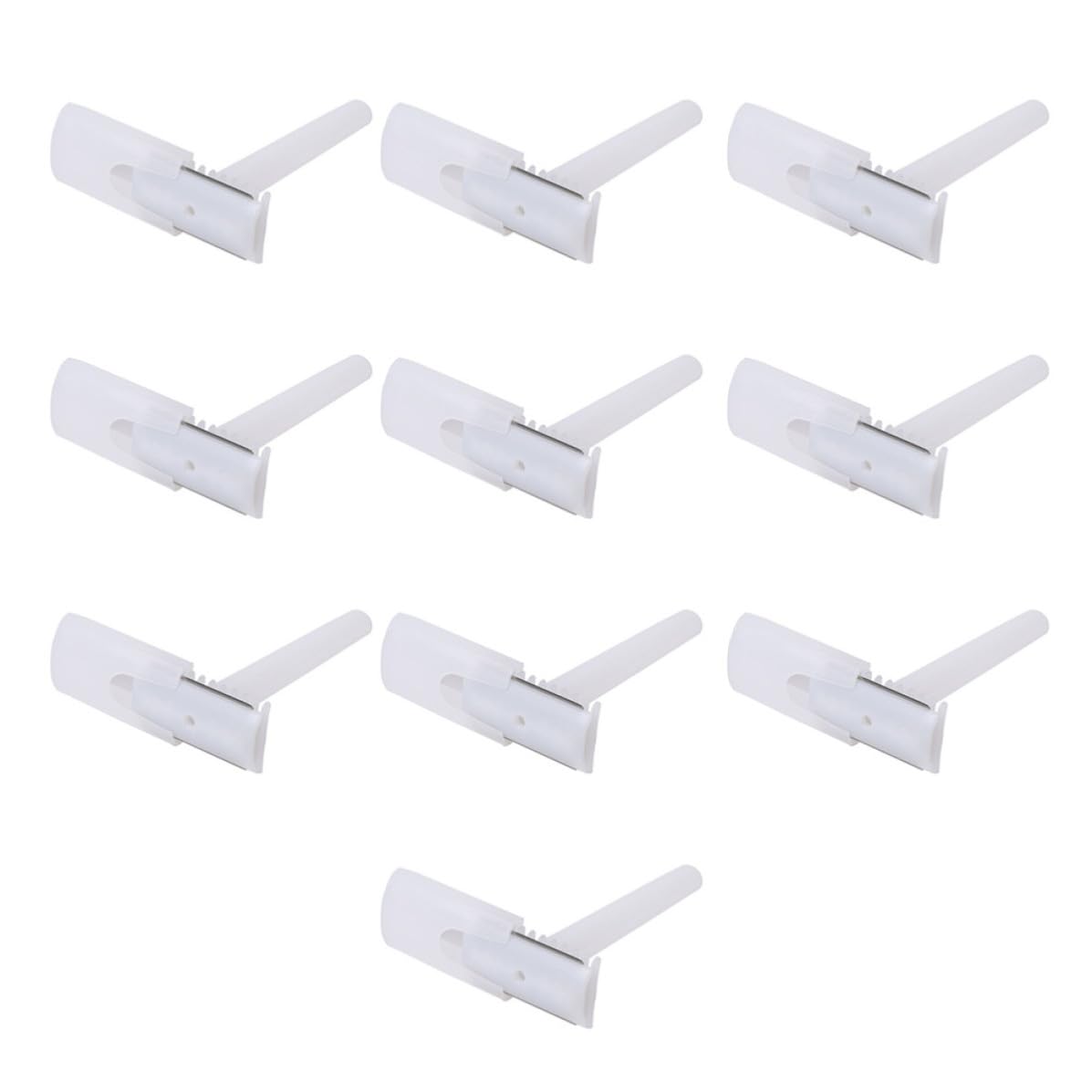 Healeved 25pcs Disposable Body Hair Razors Double-edge Shavers with Comfortable Grip and Abs Material, Easy to Shave Underarm Hair Razors for Travel Use