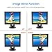 Eyoyo 12 Inch HDMI Monitor with BNC VGA AV HDMI Input 800x600 Portable 4:3 TFT LCD Mini HD Color Screen with Built-in Speaker