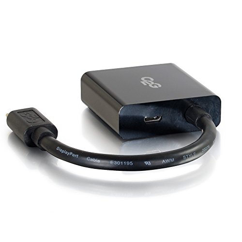 C2G HDMI® Male to VGA Female Adapter - Full HD 1080p HDMI to VGA Dongle - Black - Image 4