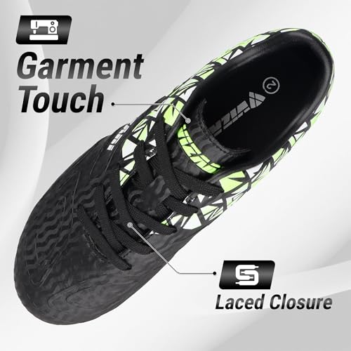 Vizari Pismo Junior Firm Ground Youth Soccer Cleats for Boys & Girls | Perfect Synthetic Boys Football Cleats with TPU Outsole | Water Resistant & Durable Sports Shoes4