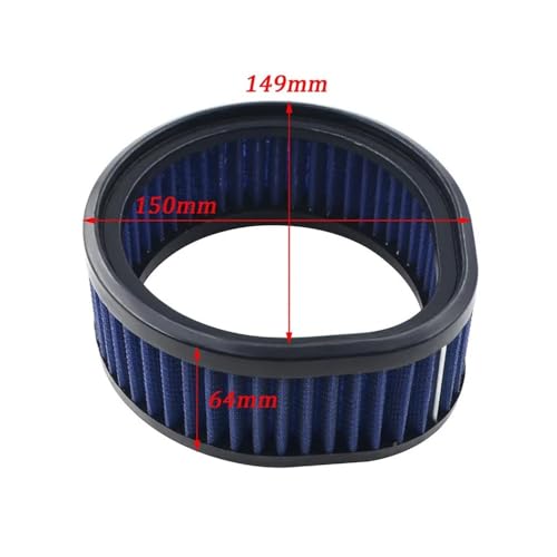 Filtro de motocicleta en forma de lágrima lavable para carburadores Super E y G 3