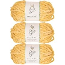 Baby Bee 5 - Bulky Yarn for Crocheting & Knitting Soft Skein 92 Yards of Polyester for Crocheting Blankets, Hats, More Craft Supplies for Handcrafting - Set of 3
