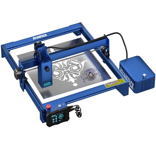 ATOMSTACK S20 Pro Laser Graviermaschine Laser Cutter 130W Laserleistung 20W Lasers 300W Lasereffekt mit F30 Pro Air Assit Offline-Gravur und Wifi App für Handy 400 * 410mm