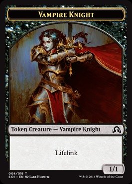 Magic The Gathering - Vampire Knight Token (004/018) - Shadows Over Innistrad