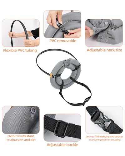 Image of Blind Dog Bumper,Harness Guiding Device for Blind Dog,Pet Anti-Collision Ring for Protective&Build Confidence,Blind Dog Accessories-