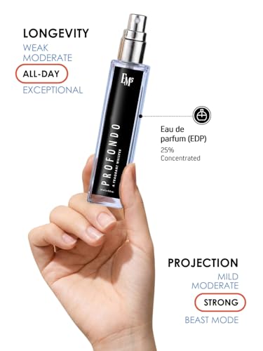 Image of EM5 Profondo Perfume for Men | Aromatic Marine Citrus Fragrance | Eau De Parfum Spray | Luxury Gift for Him | 15 ml