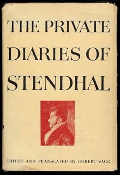 Hardcover The Private Diaries of Stendhal Book