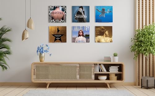 Weimaisi WMS-001 Clear Vinyl Record Shelf Wall Mount 8 Pack 7 Inch thumb #7