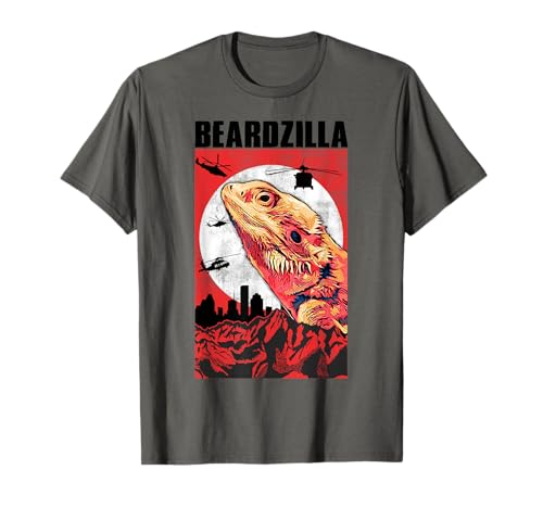 Bearded Dragon Gift Beardzilla Funny Bearded Dragon T-Shirt