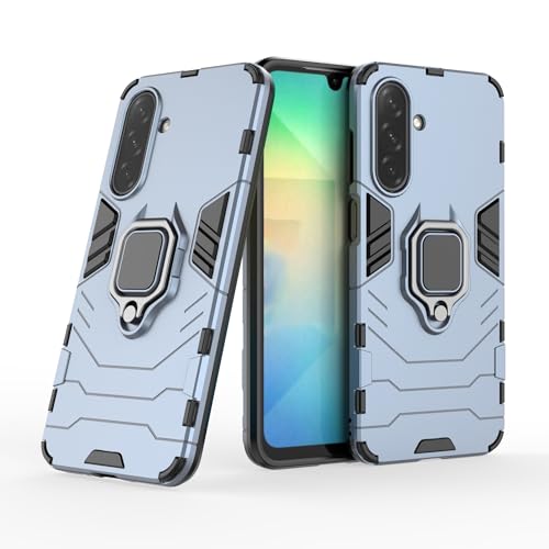 �����h�~�P�[�X Samsung Galaxy A26 5G �Ή� �X�^���h�t�� �t���{�f�B���L�b�N�X�^���h�ی�ϏՌ��J�o�[ �����O�z���_�[�t�� [���߉\ & �܂肽���݉\](Blue)