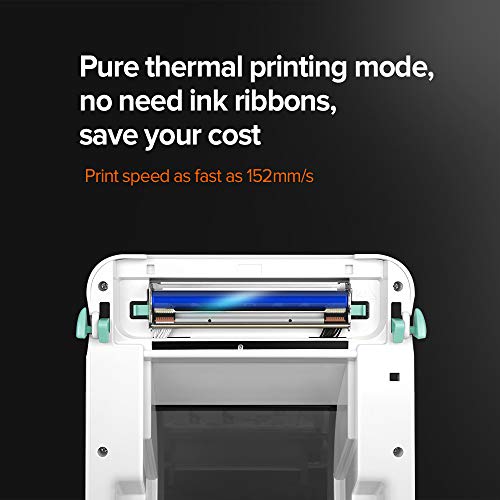 Fangtek Shipping Label Printer - Direct Thermal High Speed Printer - Compatible with Amazon, Ebay, Etsy, Shopify - 4×6 Label Printer & Multifunctional Printing - Compare to Dymo 4XL - Thumbnail 4