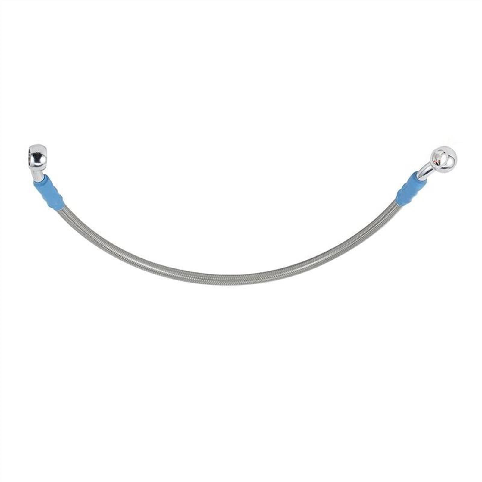 Ksxzw Grey Motorbike Part Universal Motorcycle Hydraulic Brake Clutch Oil Hose Line Pipe Motorbike Accessories Stainless Steel Braided 450Mm/45Cm
