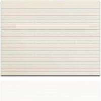 Vista 4 de School Smart Red & Blue Newsprint Paper, 3/4 Inch Ruled, 11 x 8-1/2 Inches, 500 Sheets, White