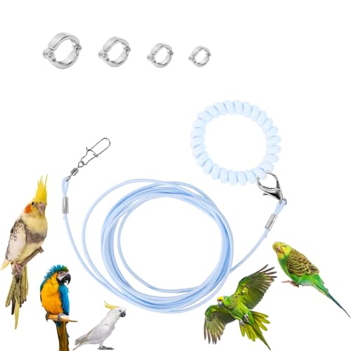 UtySty Parrot Flying Rope Lightweight Bird Harness Leash