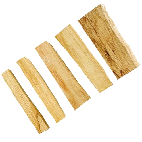 DECHOUS Varillas de Incienso Natural Palo de Madera Sagrada 10 Cm 7-10 G 5 Unidades Barras Aromáticas Purificadoras para Meditación y Limpieza Espiritual Hogar