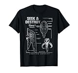 Star Wars Boba Slave I Ship Seek & Destroy Schematic T-Shirt T-Shirt