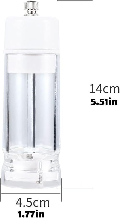 Pepper Grinder Set of 2 Premium Mill ABS Material Salt and