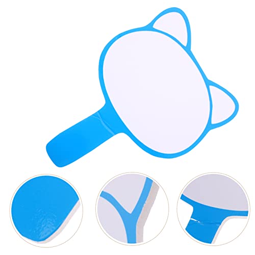 Pizarras de puntuación portátiles de espuma blanca, de un solo lado, para jueces y actividades en el aula, diseño de gato, material PVC miniatura 5