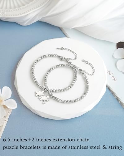 Puzzle Friendship Bracelet Best Friend Jewelry Gifts for Her4