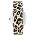 VeraRose Womens Watch Leopard Print Stretch Expandable Watches for Women Easy to Read Large Face Wrist Watch Reloj de Mujer Ladies Fashion Accessory Black Watch