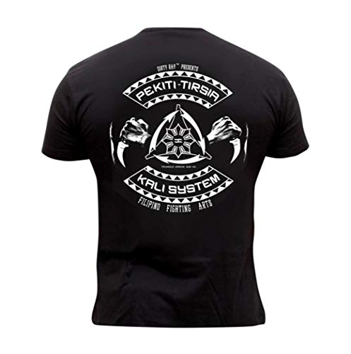 Dirty Ray Arti Marziali MMA Kali System maglietta T-shirt uomo DT23 (M)