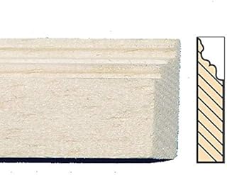 Melody Jane Dollhouse Bare Wood Skirting Board Baseboard Pack of 6 45cm 17.5