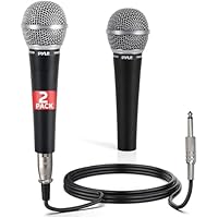 Pyle micrófono dinámico Profesional, Pack de 2,