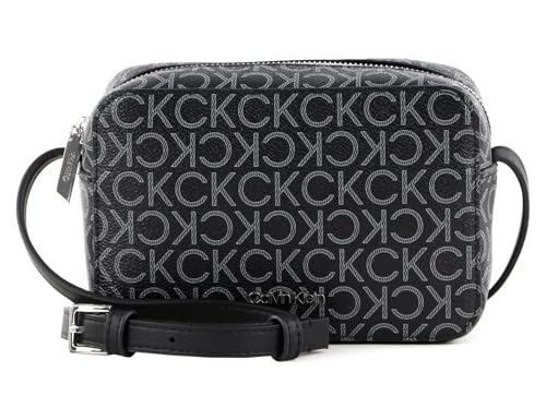 Calvin Klein Damen Umhängetasche Ck Must Camera Bag Mono Klein, Schwarz (Black Mono), Einheitsgröße