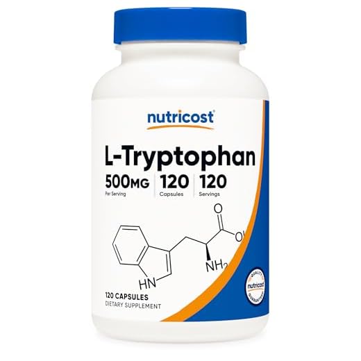 Nutricost L-Tryptophan 500mg Capsules