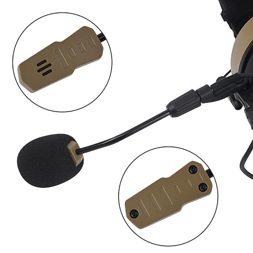 Auriculares tácticos para suprimir ruido exterior en radio HT1000 4