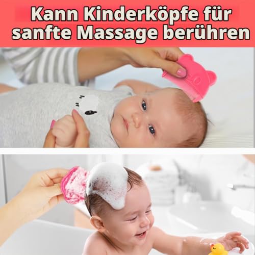 Aolso Baby kamm für milchschorf, 2 Stück Babykamm, Baby-Haarkamm, Baby Haarbürste mit weichen Zähnchen, Neugeborene Haarkamm… – Ansicht 5