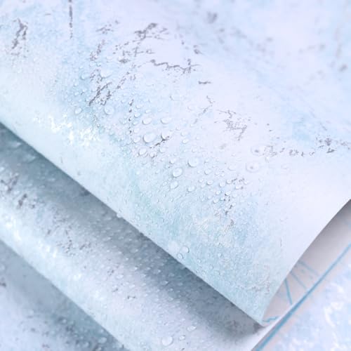 Image of Self Adhesive Decorative Peel Stick Waterproof Marble Wallpaper Wall Decor Removable Wall Paper for Living Room Hall Decoration PVC Vinyl DIY Contact Paper 45x304 CM (Marble)